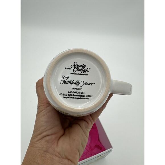 Sandy Clough/Faithfully Yours Coffee Mug It Is Well With My Soul NIB - Picture 5 of 8